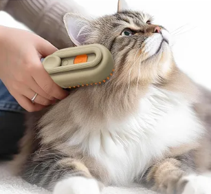 CEPILLO PARA MASCOTAS A VAPOR CON MANIJA