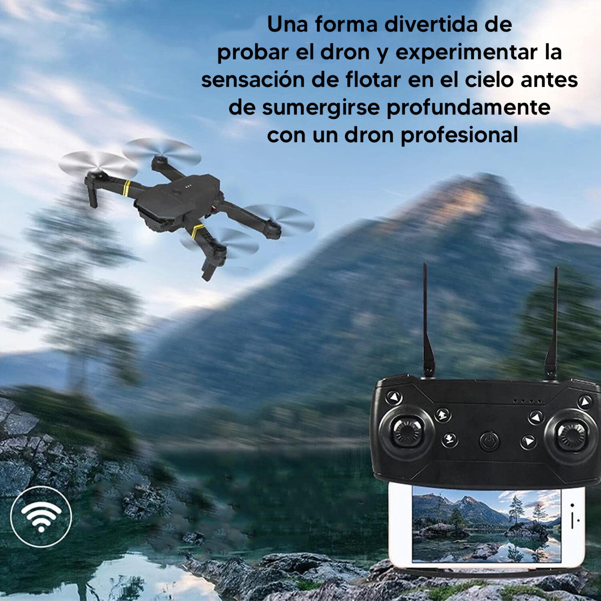 Drone 4k Profesional Dual Cámara Wifi